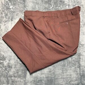 Haband Fit-Forever Dress Pants Men 58M Brown